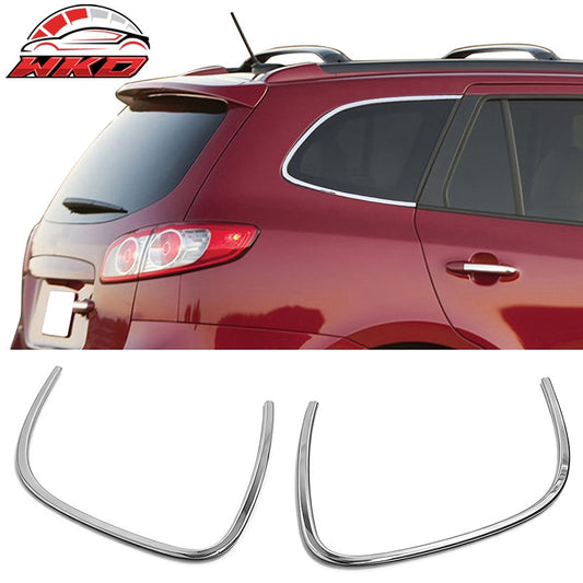 Wholesale 07-12 Hyundai Santa-Fe C Pillar Molding Trims Garnish Cover Chrome ABS 2PCS