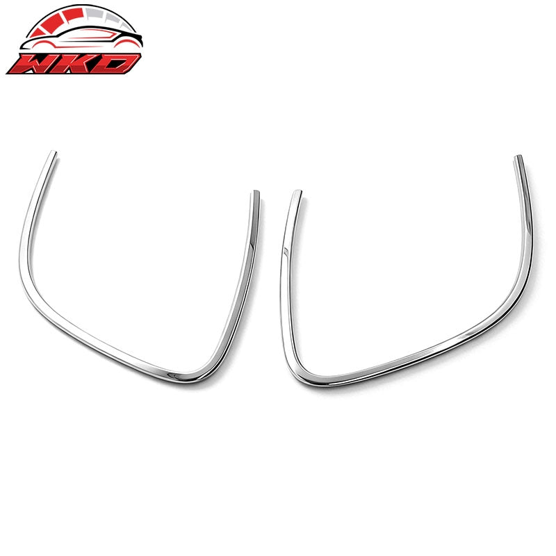 Fits 07-12 Hyundai Santa-Fe C Pillar Molding Trims Garnish Cover Chrome ABS 2PCS