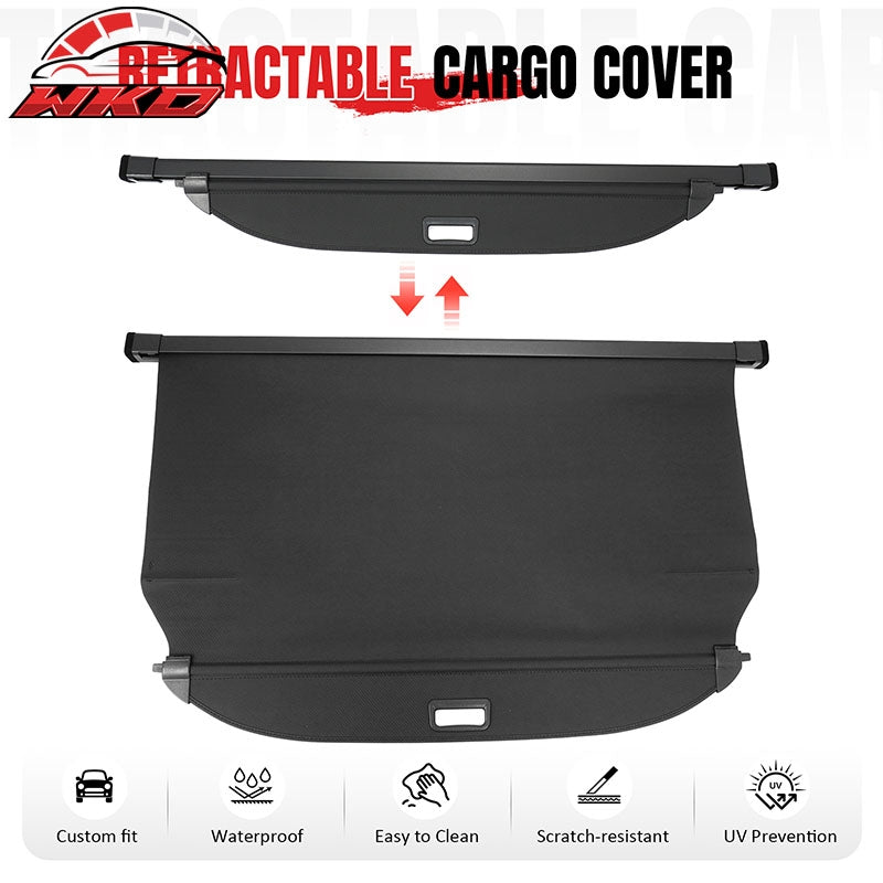 Wholesale 19-23 Hyundai Santa Fe Retractable Rear Cargo Cover Carbon Fiber Texture - Wikond Auto