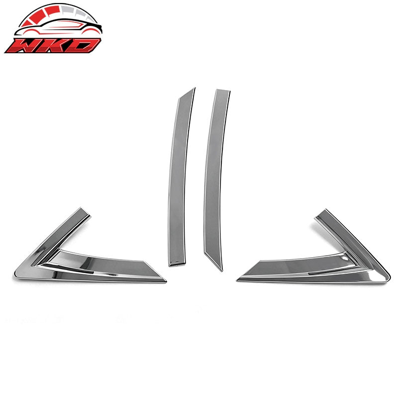 Fits 2008-2010 Hyundai Sonata C Pillar Molding Trim Garnish Chrome ABS 2PCS Set
