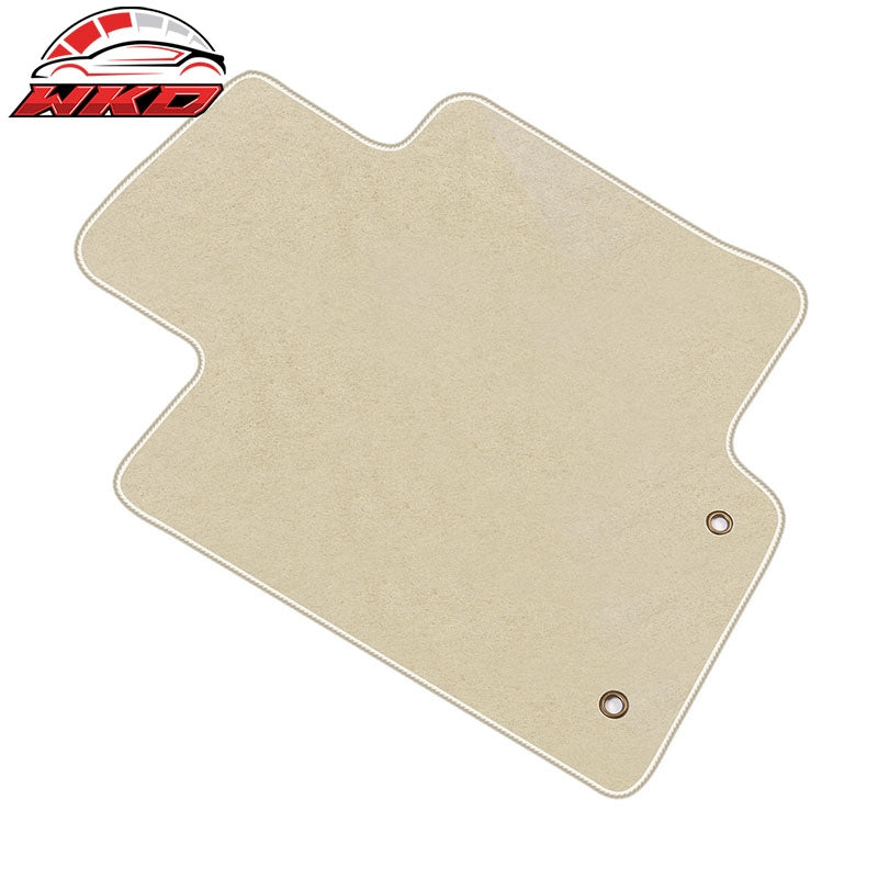 Fits 11-14 Hyundai Sonata 4PC Car Floor Mats Liner Front Rear Nylon Beige Carpet