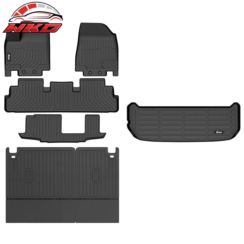 Wholesale 22-26 INFINITI QX60 7 Seats TPE Waterproof 3D Backrest + Floor + Trunk Mats