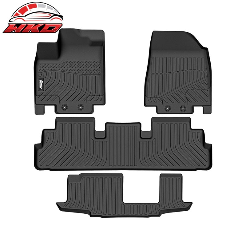Fits 22-26 INFINITI QX60 7 Seats TPE Waterproof 3D Backrest + Floor + Trunk Mats