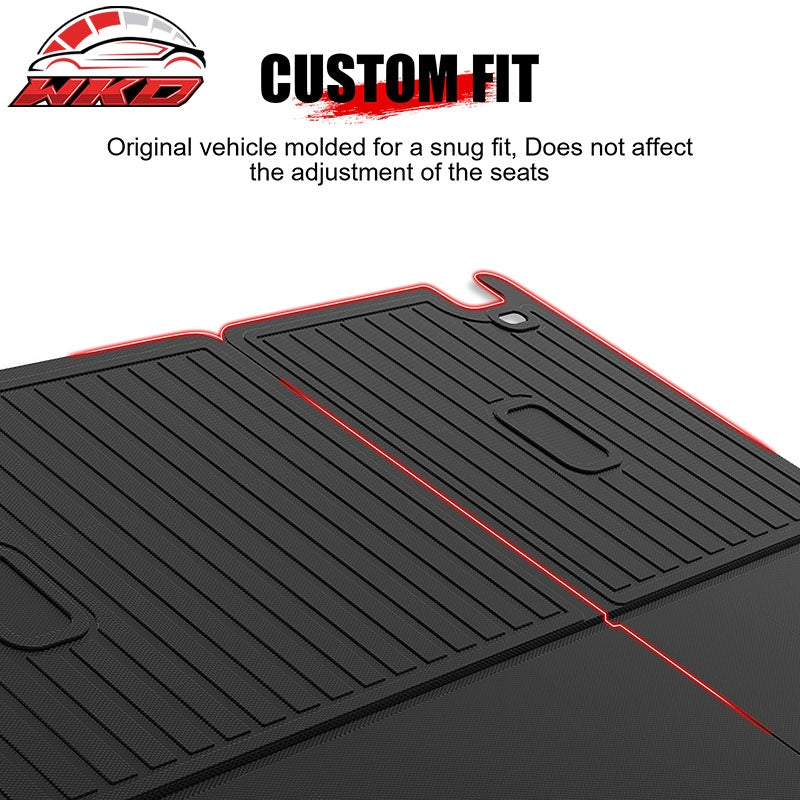 Fits 22-26 INFINITI QX60 7 Seats TPE Waterproof 3D Backrest + Floor + Trunk Mats
