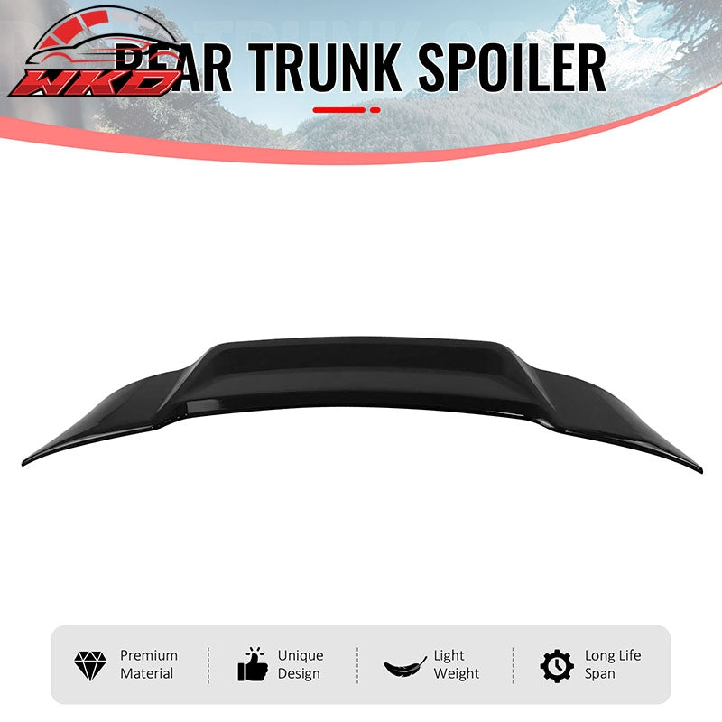Fits 14-20 IS200t IS250 IS300 IS350 4DR Trunk Spoiler Gloss Black R Style ABS