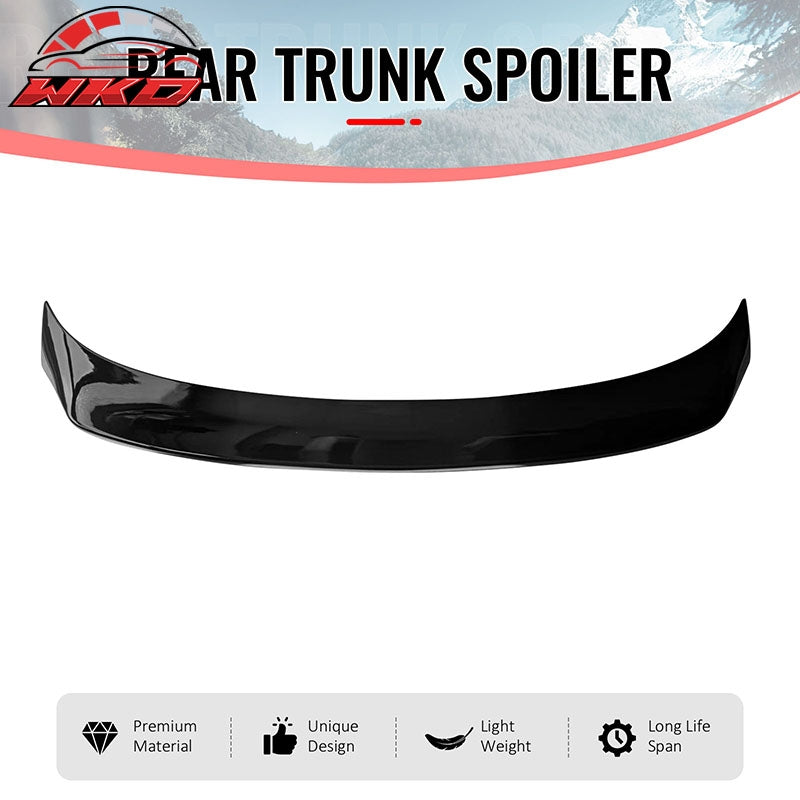Fits 14-20 IS200t IS250 IS300 IS350 4DR Trunk Spoiler Gloss Black AR Style ABS
