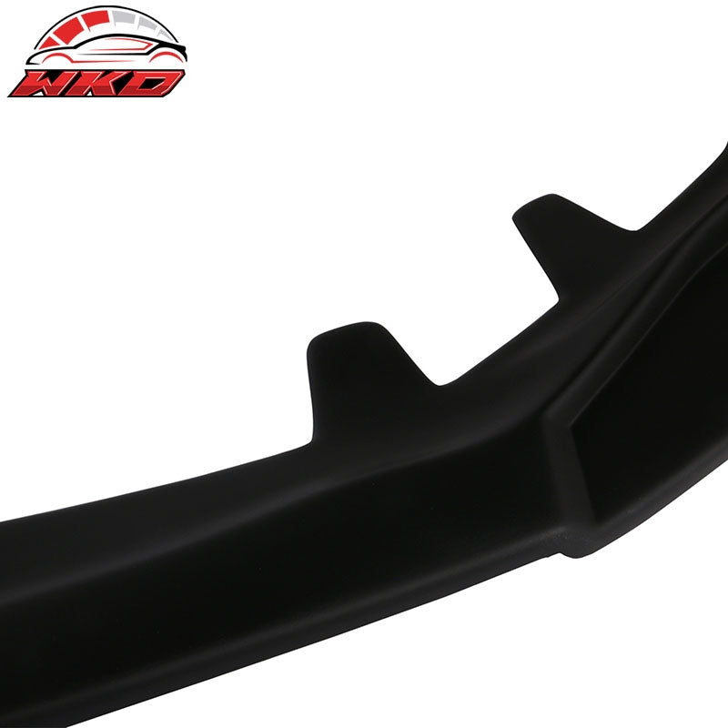 Fits 14-16 IS250 IS300 IS350 F Sport Front Bumper Lip Spoiler Unpainted Black PP