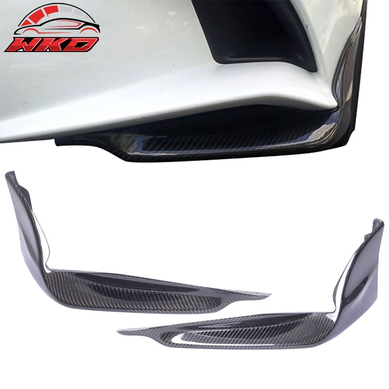 Wholesale 14-16 IS250 IS350 F Sport TRD Matte Carbon Fiber Front Bumper Lip Splitters
