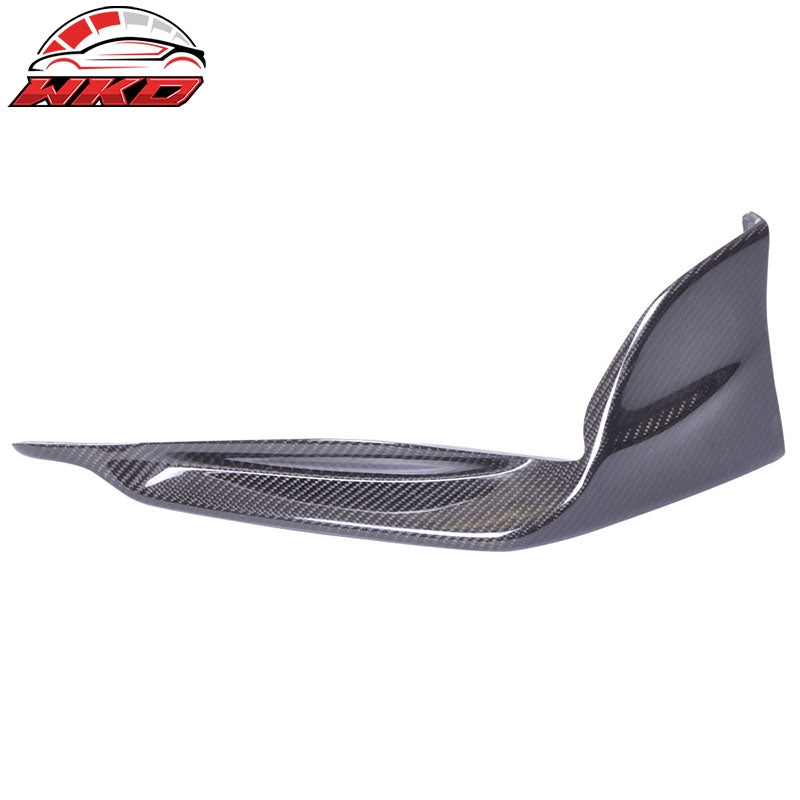 Fits 14-16 IS250 IS350 F Sport TRD Matte Carbon Fiber Front Bumper Lip Splitters