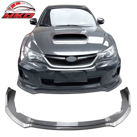 Wholesale 11-14 Impreza WRX STI Front Bumper Lip Chin Splitter PP Carbon Fiber Print - Wikond Auto