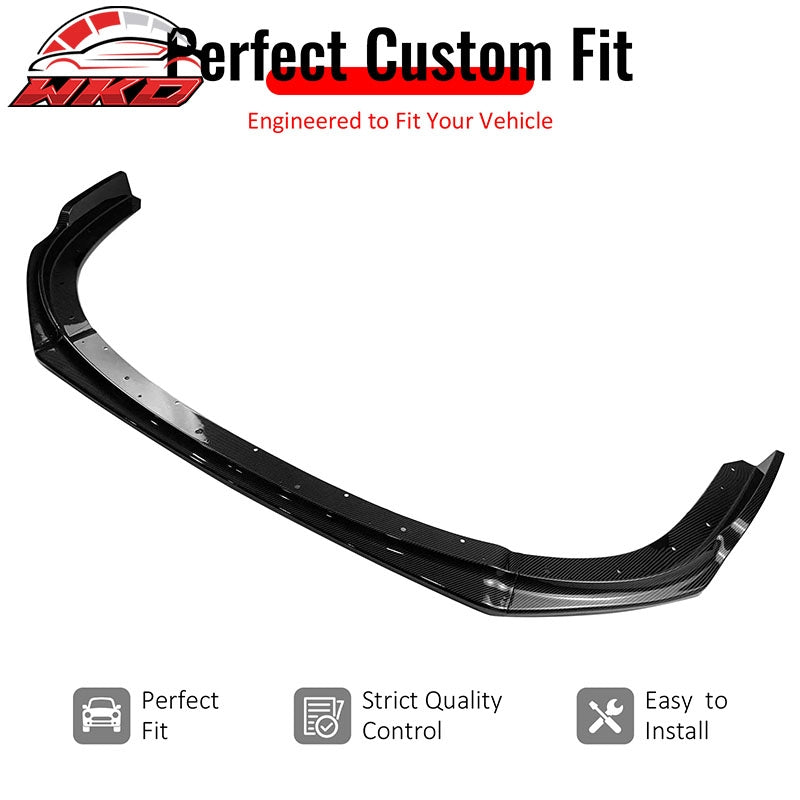 Wholesale 08-10 Impreza WRX STI IKON Front Bumper Lip Chin Spoiler Carbon Fiber Print - Wikond Auto