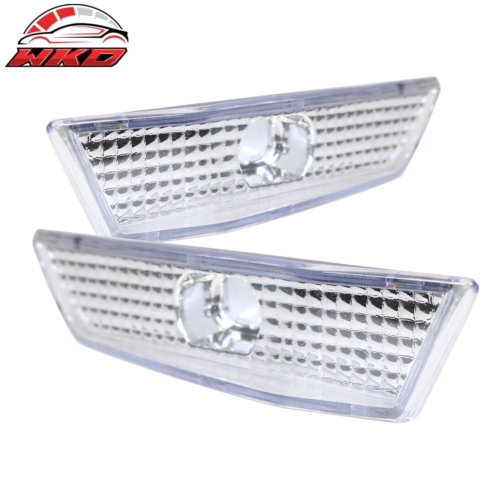 Wholesale 03-07 Infiniti G35 2DR Coupe Clear Lens Side Marker Bumper Lights Lamp Pair