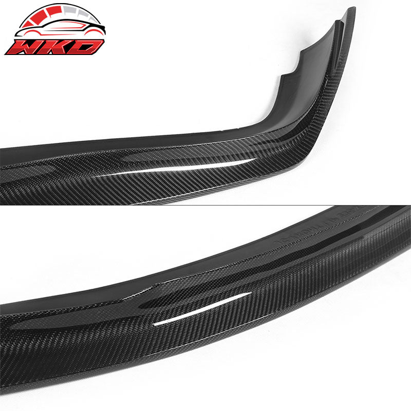 Fits 08-14 Infiniti G37 2DR Coupe JC Style Matte Carbon Fiber Front Bumper Lip