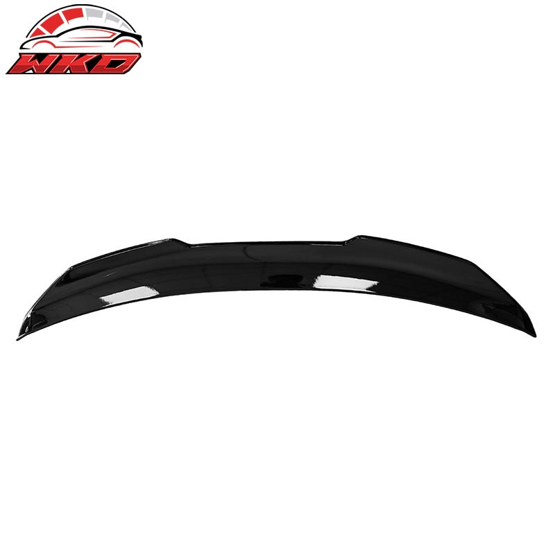 Fits 09-15 Infiniti G37 G25 Q40 4DR Trunk Spoiler Wing Gloss Black PSM Style ABS