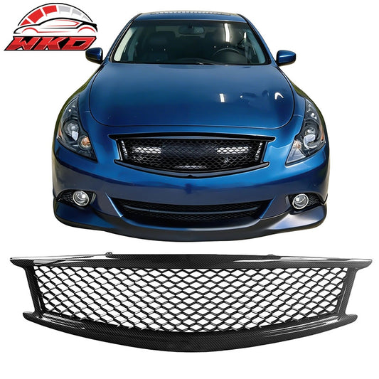 Wholesale 10-15 Infiniti G37 G25 Q40 Sedan Honeycomb Style Grille Carbon Fiber Print - Wikond Auto