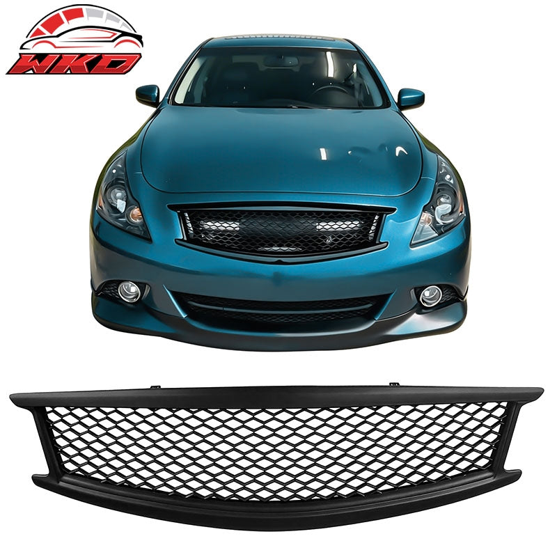 Wholesale 10-15 Infiniti G37 G25 Q40 Sedan Honeycomb Style Upper Grille Matte Black - Wikond Auto