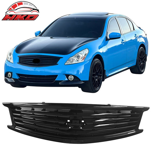Wholesale 10-15 Infiniti G37 G25 Q40 Sedan OE Style Front Upper Grille Gloss Black - Wikond Auto