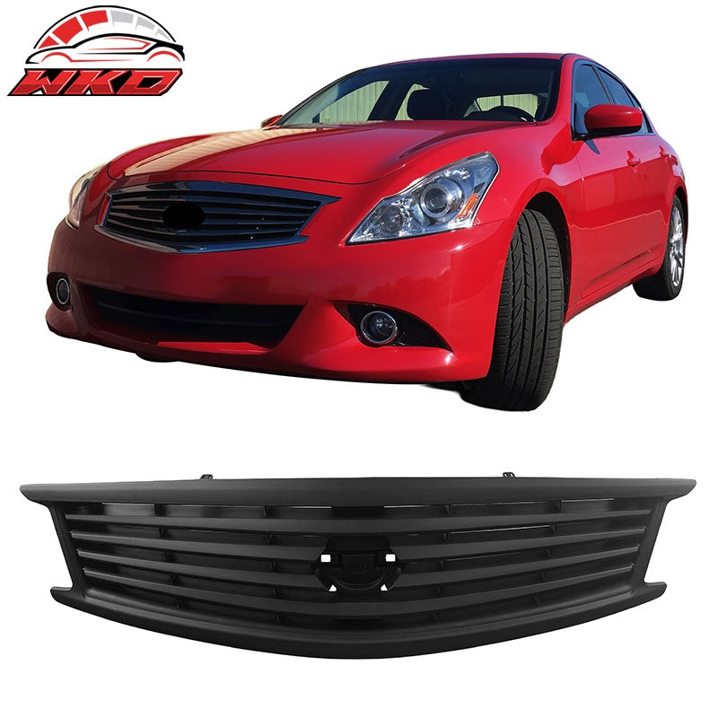 Wholesale 10-15 Infiniti G37 G25 Q40 Sedan OE Style Front Upper Grille Matte Black - Wikond Auto