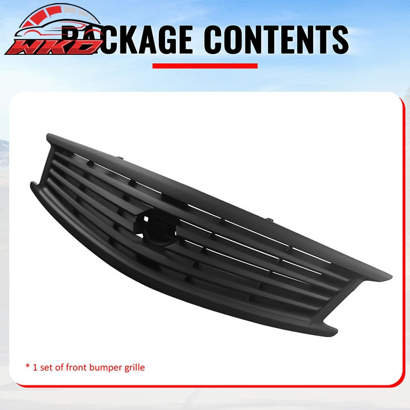 Wholesale 10-15 Infiniti G37 G25 Q40 Sedan OE Style Front Upper Grille Matte Black - Wikond Auto