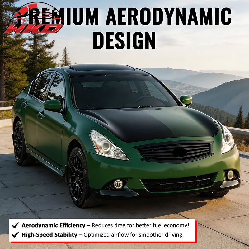 Wholesale 10-15 Infiniti G37 G25 Q40 Sedan OE Style Front Upper Grille Matte Black - Wikond Auto