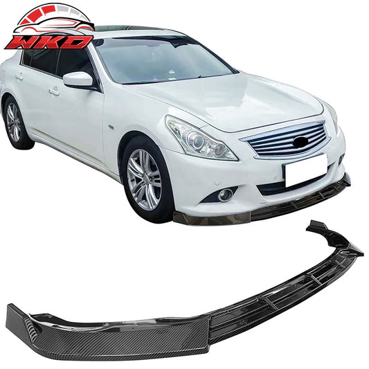 Wholesale 10-13 Infiniti G37 IKON Style Carbon Fiber Print Front Bumper Lip 3PCS PP