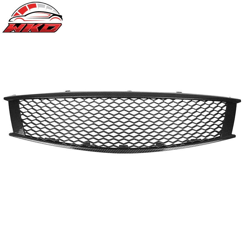 Fits 08-15 Infiniti G37 Q60 Coupe Honeycomb Style Grille Carbon Fiber Print ABS