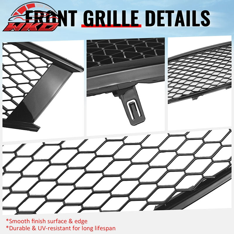 Wholesale 08-15 Infiniti G37 Q60 Coupe Honeycomb Style Upper Grille Gloss Black ABS - Wikond Auto
