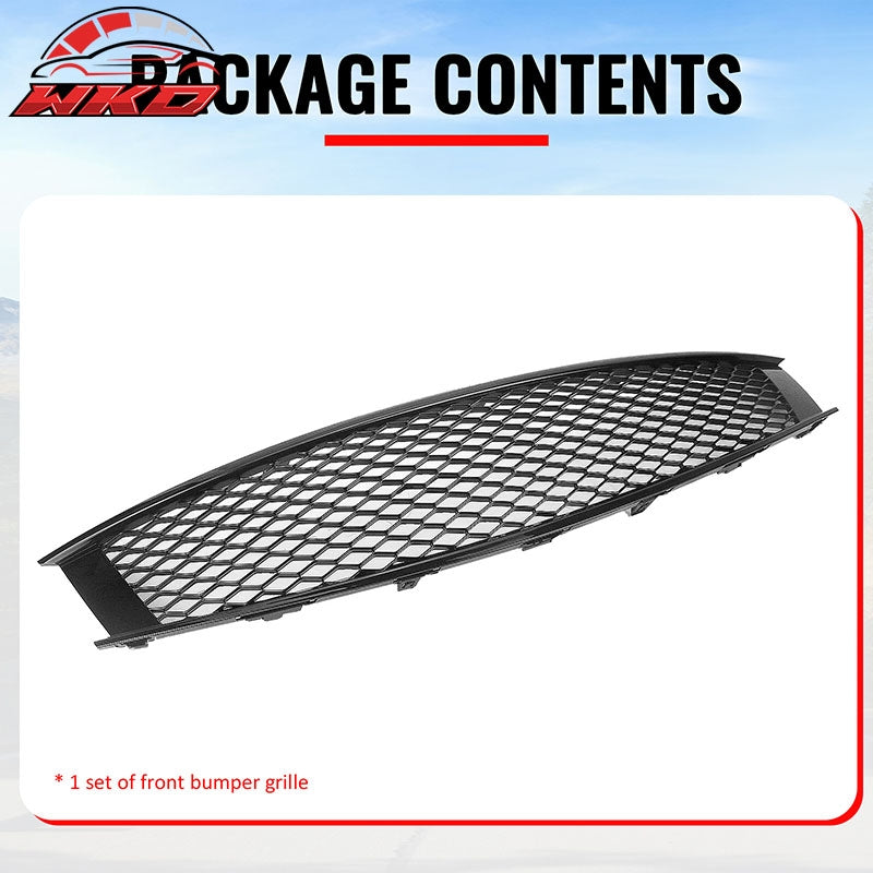 Wholesale 08-15 Infiniti G37 Q60 Coupe Honeycomb Style Upper Grille Gloss Black ABS - Wikond Auto
