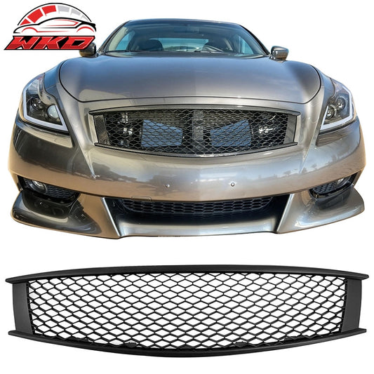 Wholesale 08-15 Infiniti G37 Q60 Coupe Honeycomb Style Upper Grille Matte Black ABS - Wikond Auto