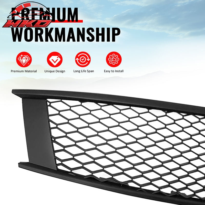 Wholesale 08-15 Infiniti G37 Q60 Coupe Honeycomb Style Upper Grille Matte Black ABS - Wikond Auto
