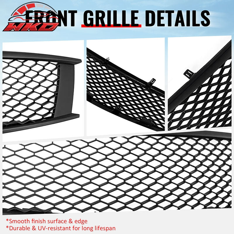 Wholesale 08-15 Infiniti G37 Q60 Coupe Honeycomb Style Upper Grille Matte Black ABS - Wikond Auto