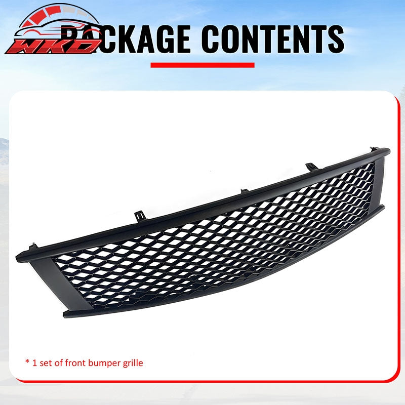 Wholesale 08-15 Infiniti G37 Q60 Coupe Honeycomb Style Upper Grille Matte Black ABS - Wikond Auto