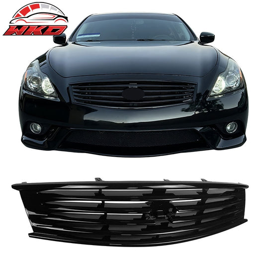 Wholesale 08-15 Infiniti G37 Q60 Coupe OE Style Front Upper Grille Gloss Black ABS - Wikond Auto