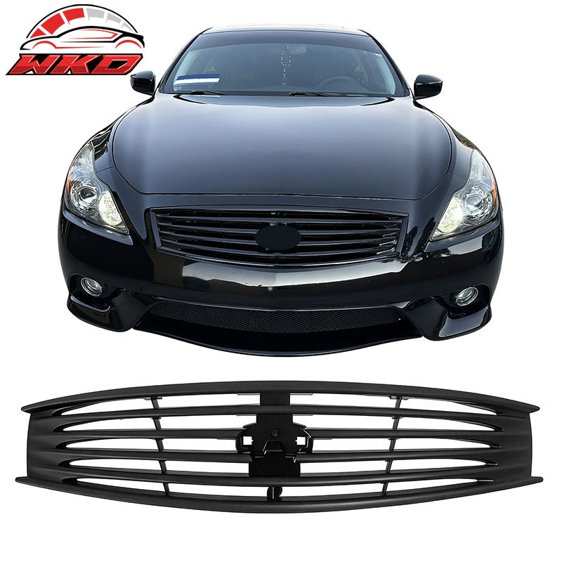 Wholesale 08-15 Infiniti G37 Q60 Coupe OE Style Front Upper Grille Matte Black ABS - Wikond Auto
