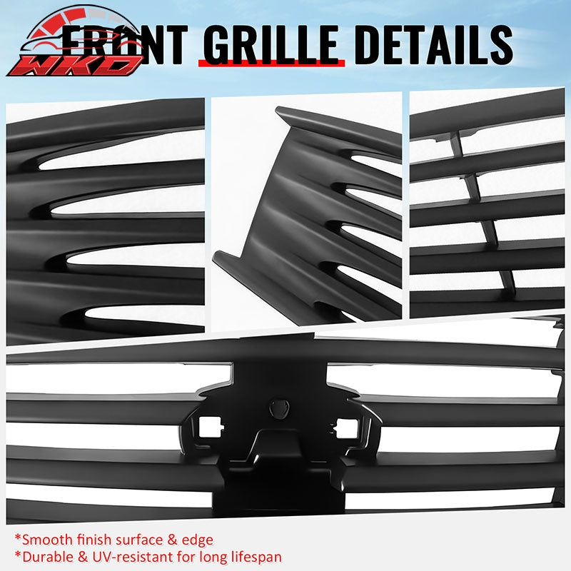 Wholesale 08-15 Infiniti G37 Q60 Coupe OE Style Front Upper Grille Matte Black ABS - Wikond Auto