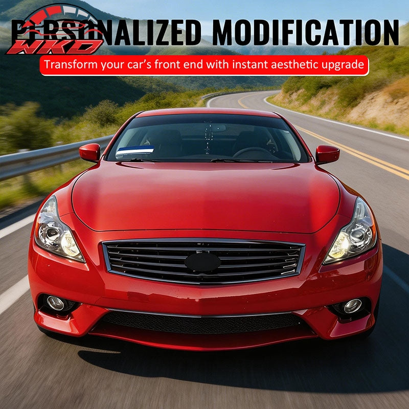 Wholesale 08-15 Infiniti G37 Q60 Coupe OE Style Front Upper Grille Matte Black ABS - Wikond Auto