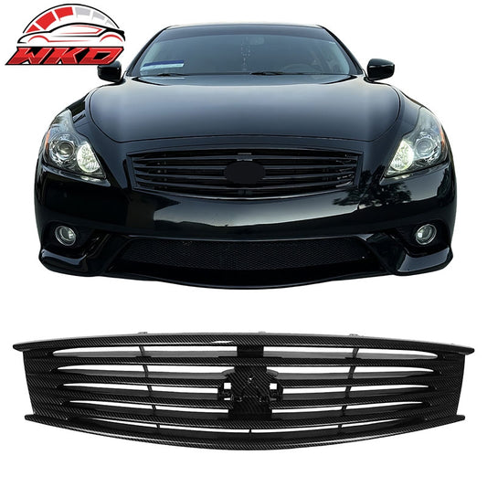 Wholesale 08-15 Infiniti G37 Q60 Coupe OE Style Upper Grille Carbon Fiber Print ABS - Wikond Auto