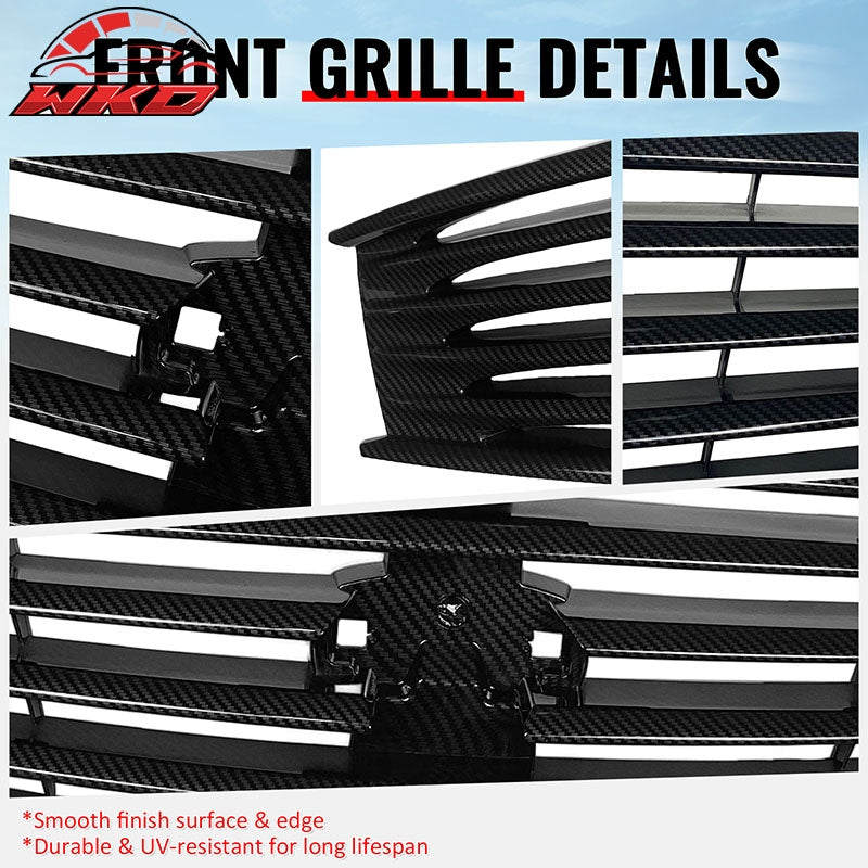 Wholesale 08-15 Infiniti G37 Q60 Coupe OE Style Upper Grille Carbon Fiber Print ABS - Wikond Auto