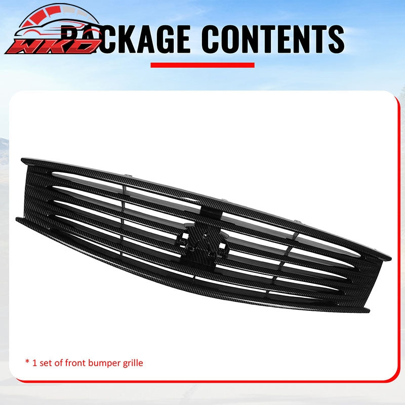 Wholesale 08-15 Infiniti G37 Q60 Coupe OE Style Upper Grille Carbon Fiber Print ABS - Wikond Auto