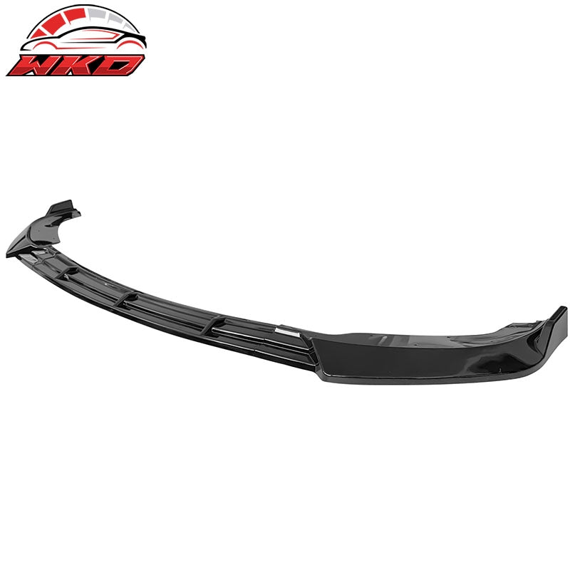Fits 10-13 Infiniti G37 Sedan IKON Style 3PC Front Bumper Spoiler PP Gloss Black
