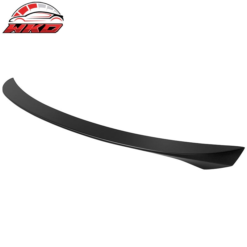 Fits 14-24 Infiniti Q50 AS Style Rear Trunk Spoiler Wing Lip Matte Black ABS