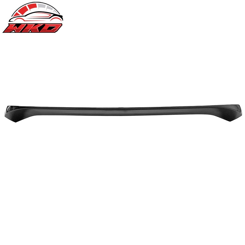 Fits 14-24 Infiniti Q50 AS Style Rear Trunk Spoiler Wing Carbon Fiber Print ABS