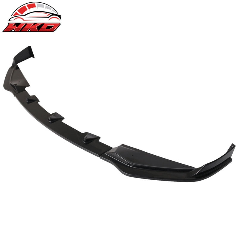 Wholesale 14-17 Infiniti Q50 Base Model Front Bumper Lip Spoiler Unpainted ABS 3PC