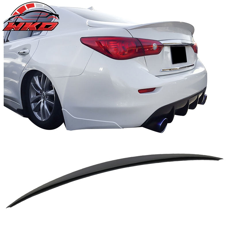 Wholesale 14-24 Infiniti Q50 ER Eau Rouge Style Rear Trunk Spoiler Wing Lip Unpainted