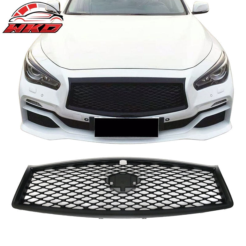 Wholesale 14-17 Infiniti Q50 Sedan Eau Rouge Concept Mesh Grille in MATTE Black