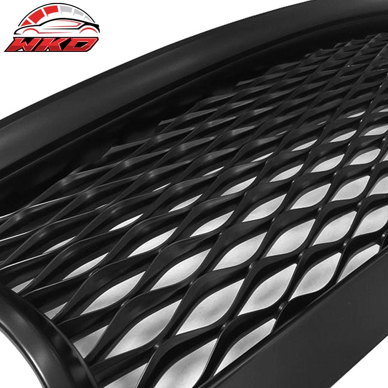 Fits 14-17 Infiniti Q50 Sedan Eau Rouge Concept Mesh Grille in MATTE Black