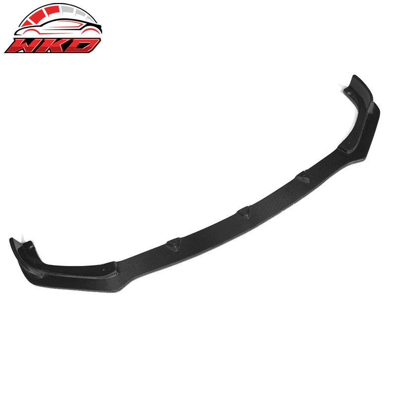 Wholesale 14-17 Infiniti Q50 V37 ST Style Front Bumper Lip - Matte Carbon Fiber