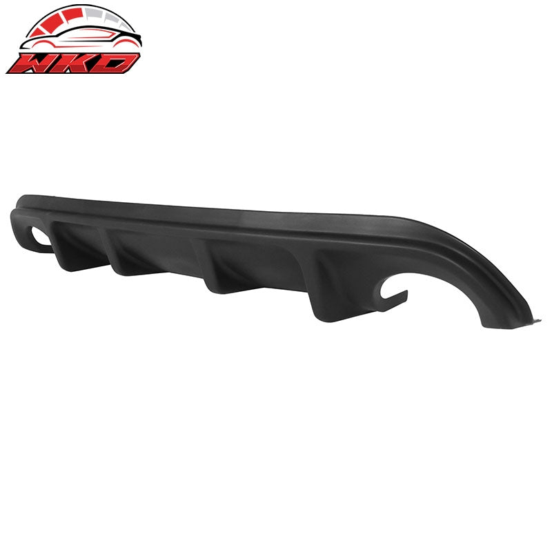 Fits 14-17 Infiniti Q50 JDM Sport Rear Bumper Diffuser Spoiler Lip Unpainted ABS