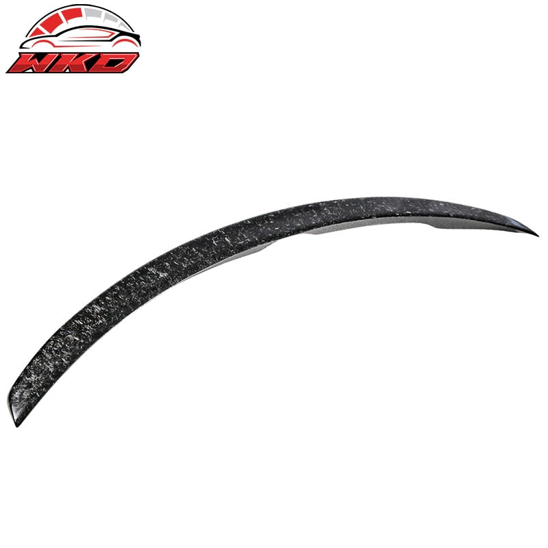 Fits 14-24 Infiniti Q50 Japanese Style Trunk Spoiler - Matte Forged Carbon Fiber