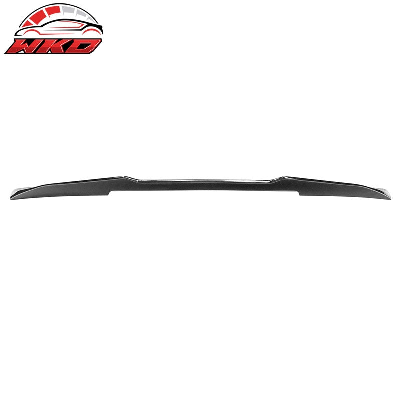 Fits 14-24 Infiniti Q50 PSM Style Rear Trunk Spoiler Wing Lip ABS Gloss Black